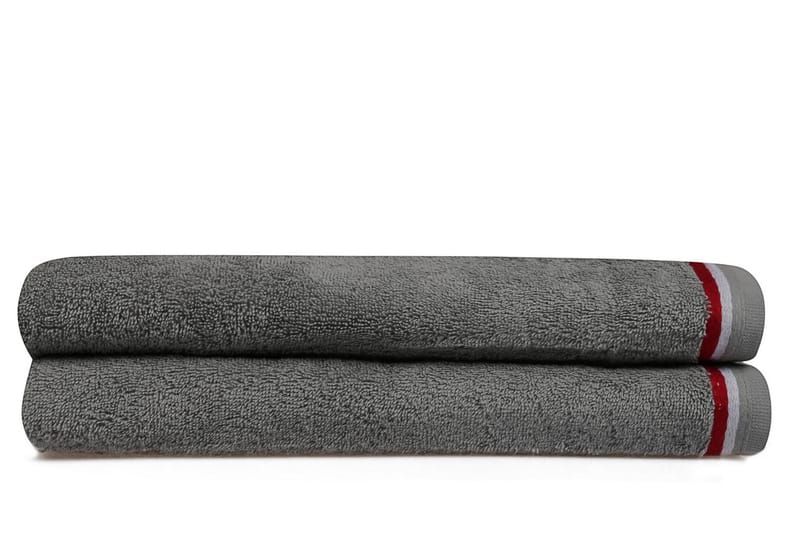 Badhandduk Rhuddlan 2-pack - Grå - Textil & mattor - Badrumstextil