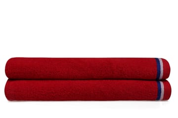 Badhandduk Rhuddlan 2-pack - Röd - Textil & mattor - Badrumstextil