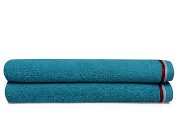Badhandduk Rhuddlan 2-pack - Turkos - Textil & mattor - Badrumstextil