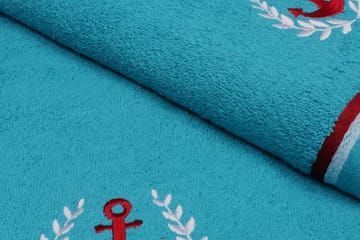 Badhandduk Rhuddlan 2-pack - Turkos - Textil & mattor - Badrumstextil