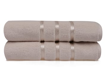 Badhandduk Rhuddlan 2-pack - Ljusgul - Textil & mattor - Badrumstextil