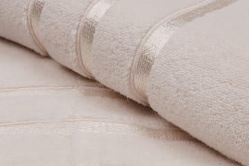 Badhandduk Rhuddlan 2-pack - Ljusgul - Textil & mattor - Badrumstextil