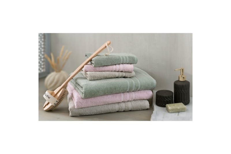 Badlakan Basic Frotté - Grön - Textil & mattor - Badrumstextil