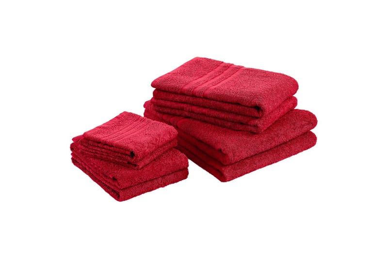 Badlakan Basic Frotté - Röd - Textil & mattor - Badrumstextil