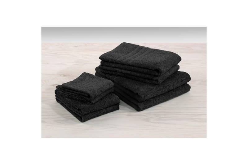 Badlakan Basic Frotté - Svart - Textil & mattor - Badrumstextil
