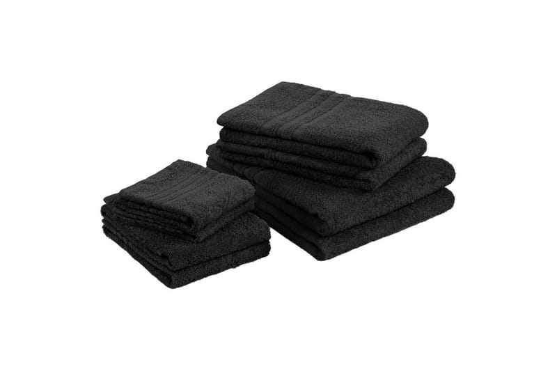 Badlakan Basic Frotté - Svart - Textil & mattor - Badrumstextil
