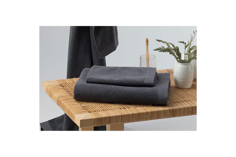 Badlakan Enzo Frotté 90 x 150 cm - Blå - Textil & mattor - Badrumstextil