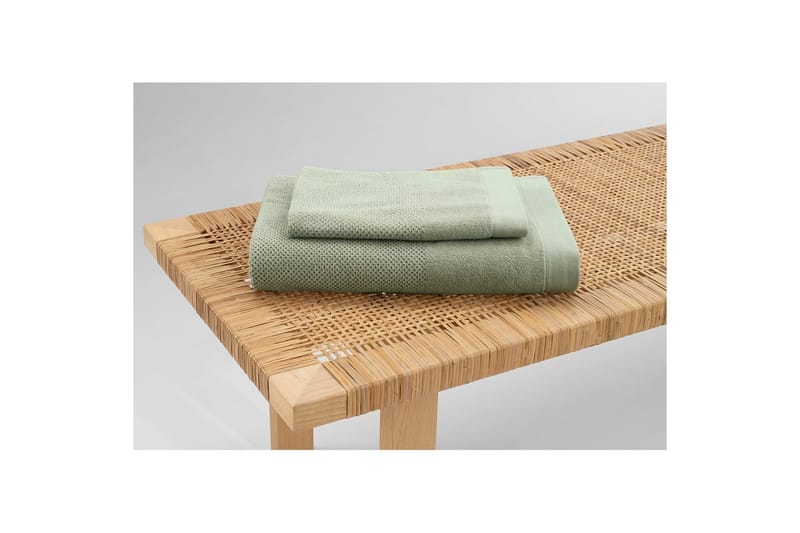 Badlakan Enzo Frotté 90 x 150 cm - Grön - Textil & mattor - Badrumstextil