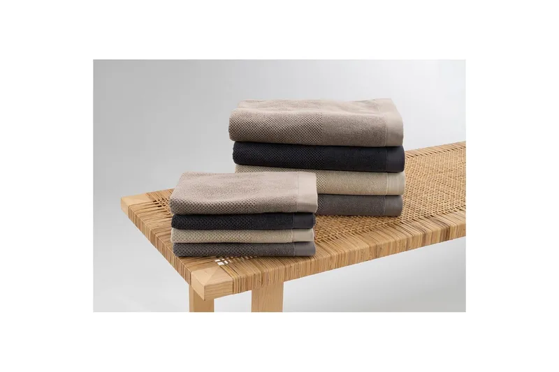 Badlakan Enzo Frott é 90 x 150 cm - Sand - Textil & mattor - Badrumstextil