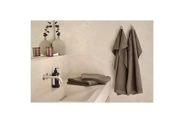 Badlakan Helle Frotté 90 x 150 cm - Brun - Textil & mattor - Badrumstextil