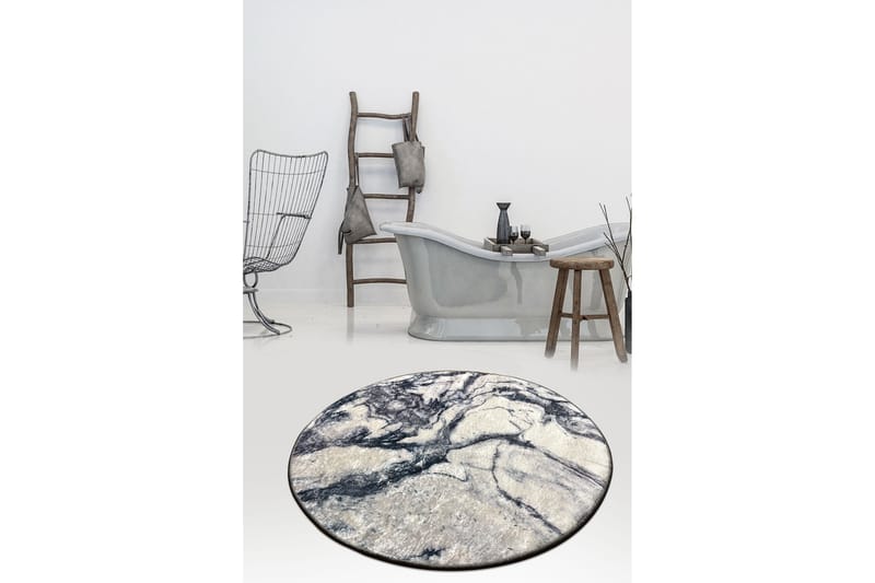 Badmatta Chilai Home 100 Rund - Flerfärgad - Textil & mattor - Badrumstextil