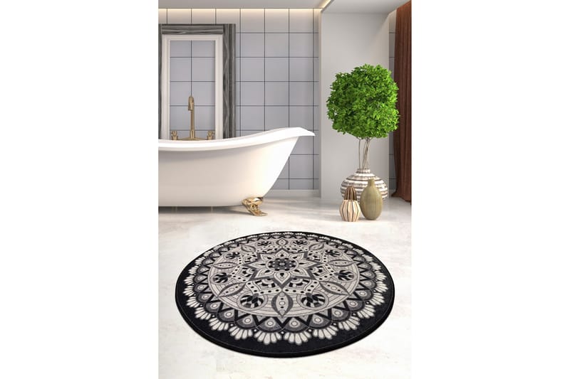 Badmatta Chilai Home 100 Rund - Flerfärgad - Textil & mattor - Badrumstextil