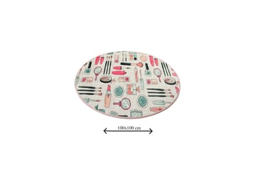 Badmatta Chilai Home 100 Rund - Flerfärgad - Textil & mattor - Badrumstextil