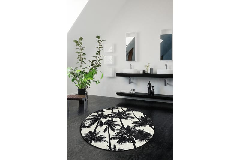 Badmatta Chilai Home 100 Rund - Flerfärgad - Textil & mattor - Badrumstextil
