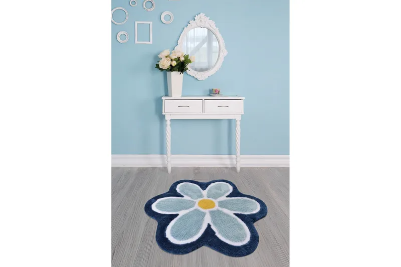 Badmatta Chilai Home 90 Rund - Flerfärgad - Textil & mattor - Badrumstextil