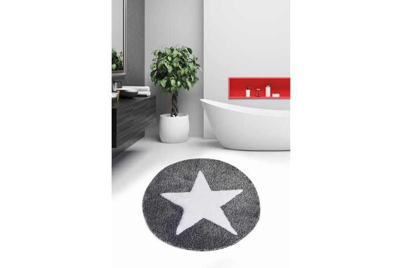 Badmatta Chilai Home 90 Rund - Flerfärgad - Textil & mattor - Badrumstextil