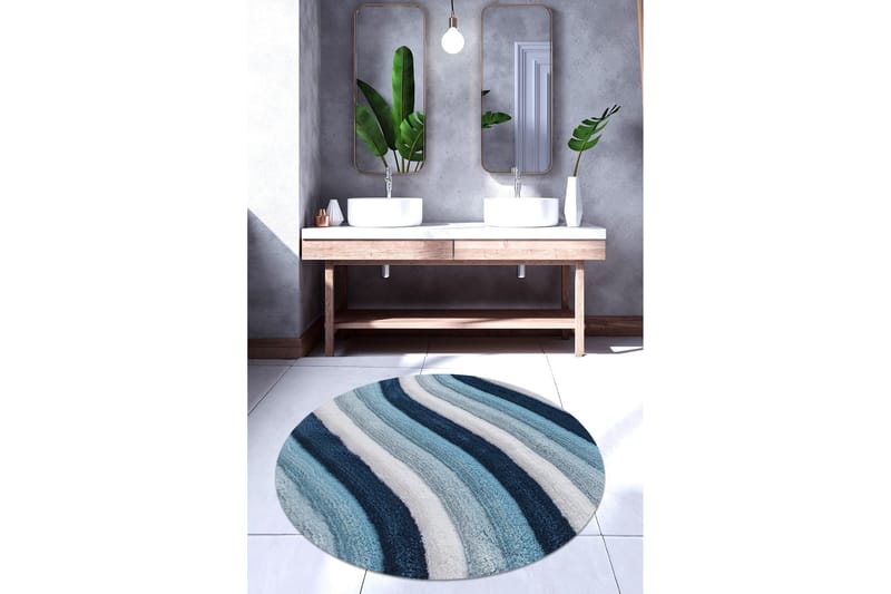 Badmatta Chilai Home 90 Rund - Flerfärgad - Textil & mattor - Badrumstextil