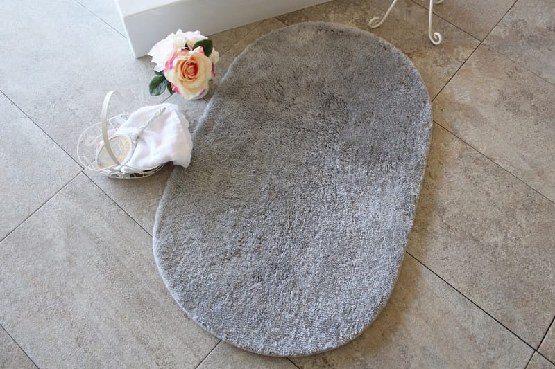 Badmatta Chilai Home by Alessia 60x100 - Grå - Textil & mattor - Badrumstextil