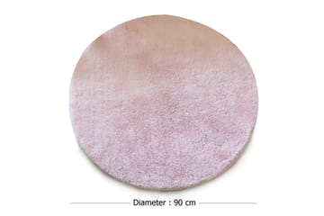 Badmatta Chilai Home by Alessia 90 Rund - Ljusrosa - Textil & mattor - Badrumstextil
