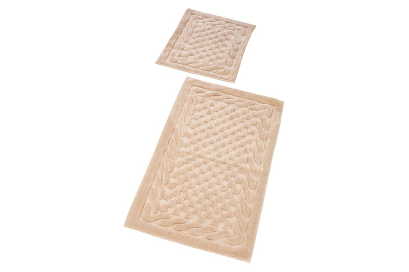 Badmatta Chilai Home by Alessia Set om 2 - Beige - Textil & mattor - Badrumstextil