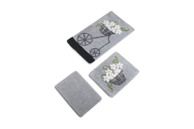 Badmatta Chilai Home by Alessia Set om 3 - Flerfärgad - Textil & mattor - Badrumstextil