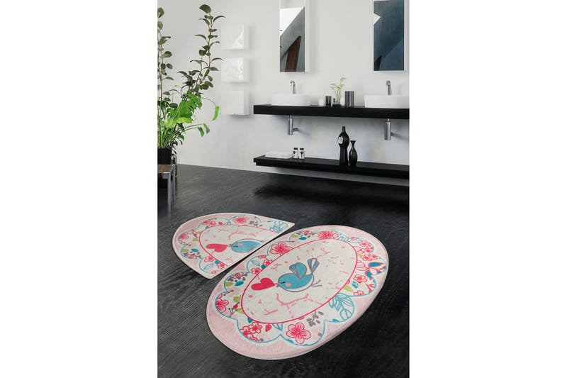 Badmatta Chilai Home Set om 2 - Flerfärgad - Textil & mattor - Badrumstextil