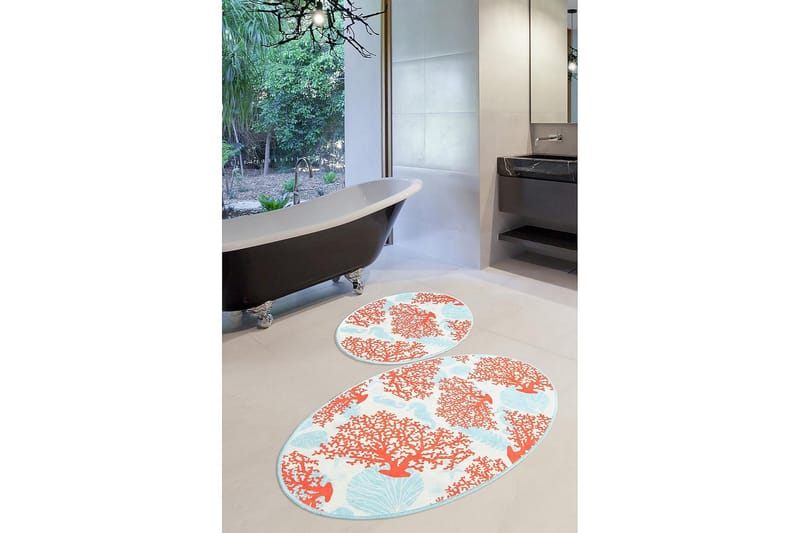Badmatta Chilai Home Set om 2 - Flerfärgad - Textil & mattor - Badrumstextil