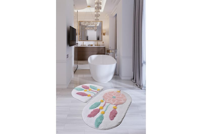 Badmatta Chilai Home Set om 2 - Flerfärgad - Textil & mattor - Badrumstextil