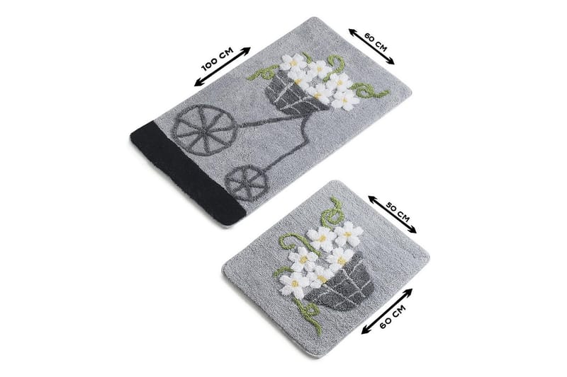 Badmatta Chilai Home Set om 2 - Flerfärgad - Textil & mattor - Badrumstextil
