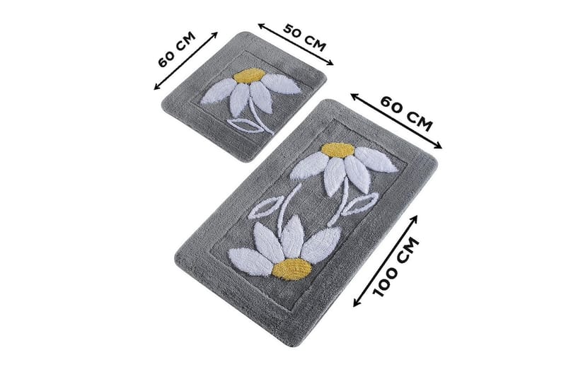Badmatta Chilai Home Set om 2 - Flerfärgad - Textil & mattor - Badrumstextil