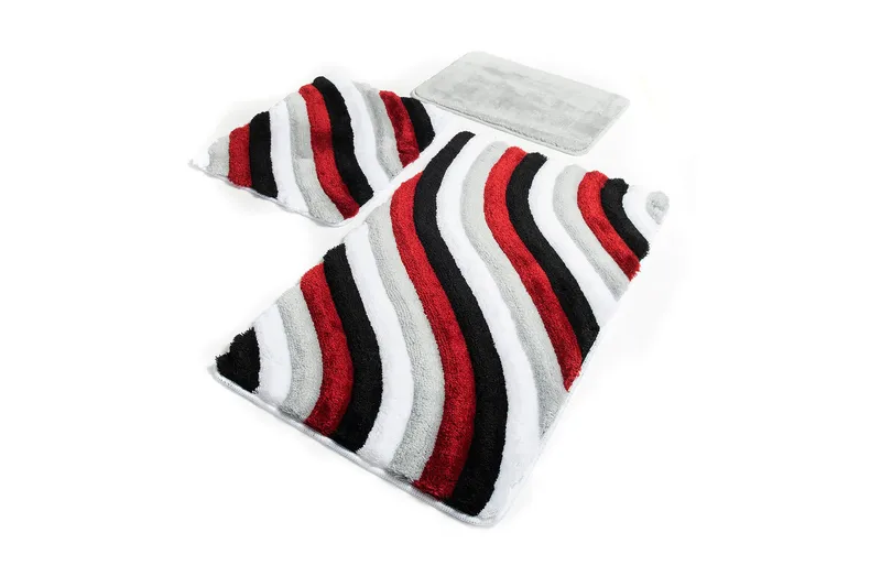 Badmatta Chilai Home Set om 3, Flerfärgad