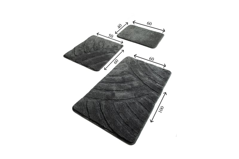 Badmatta Chilai Home Set om 3 - Flerfärgad - Textil & mattor - Badrumstextil