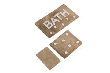 Badmatta Chilai Home Set om 3 - Flerfärgad - Textil & mattor - Badrumstextil