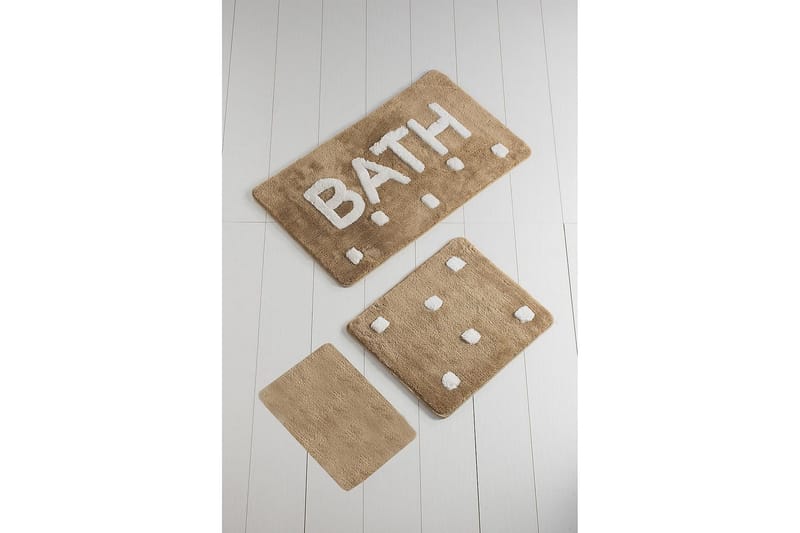 Badmatta Chilai Home Set om 3 - Flerfärgad - Textil & mattor - Badrumstextil