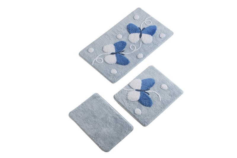 Badmatta Chilai Home Set om 3 - Flerfärgad - Textil & mattor - Badrumstextil