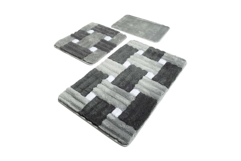 Badmatta Chilai Home Set om 3 - Flerfärgad - Textil & mattor - Badrumstextil