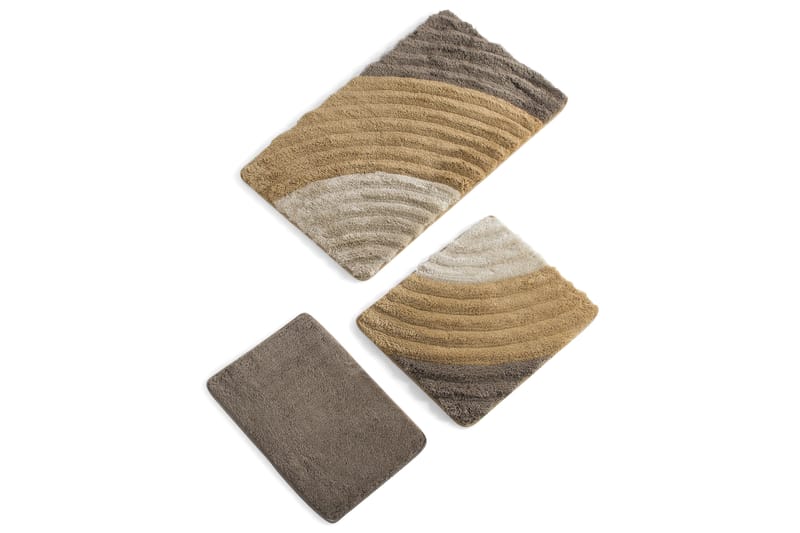 Badmatta Chilai Home Set om 3 - Flerfärgad - Textil & mattor - Badrumstextil