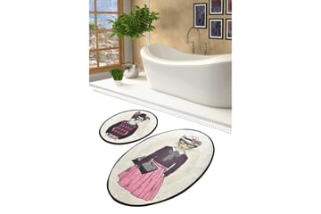 Badrumsmatta Baray 2-pack - Flerfärgad - Textil & mattor - Badrumstextil