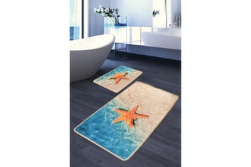Badrumsmatta Baray 2-pack - Flerfärgad - Textil & mattor - Badrumstextil