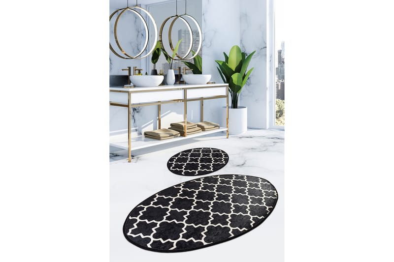 Badrumsmatta Baray 2-pack - Flerfärgad - Textil & mattor - Badrumstextil