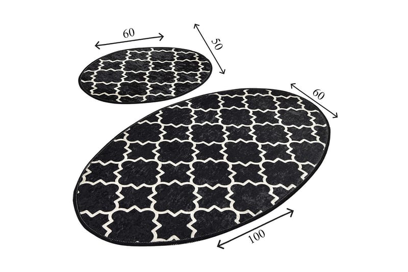 Badrumsmatta Baray 2-pack - Flerfärgad - Textil & mattor - Badrumstextil