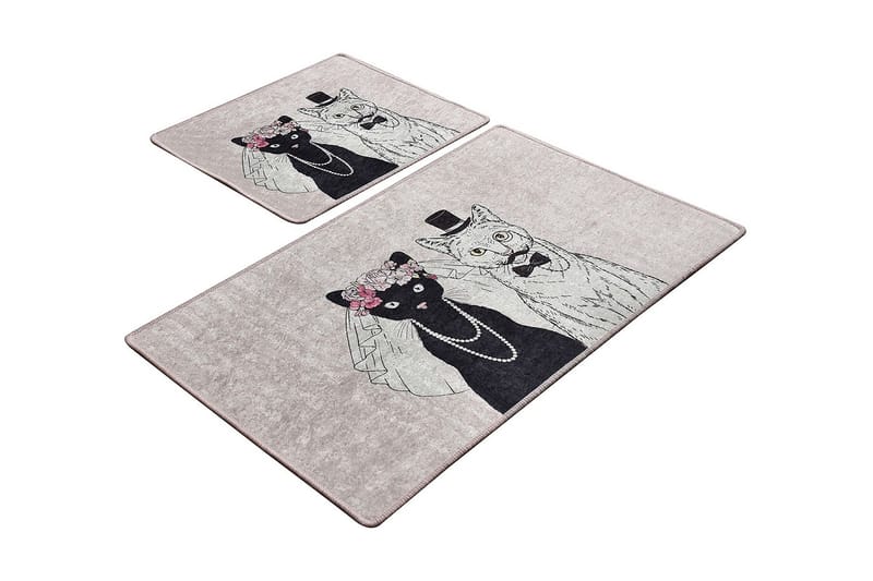 Badrumsmatta Baray 2-pack - Flerfärgad - Textil & mattor - Badrumstextil