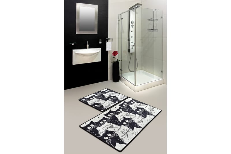 Badrumsmatta Baray 2-pack - Flerfärgad - Textil & mattor - Badrumstextil