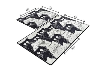 Badrumsmatta Baray 2-pack - Flerfärgad - Textil & mattor - Badrumstextil