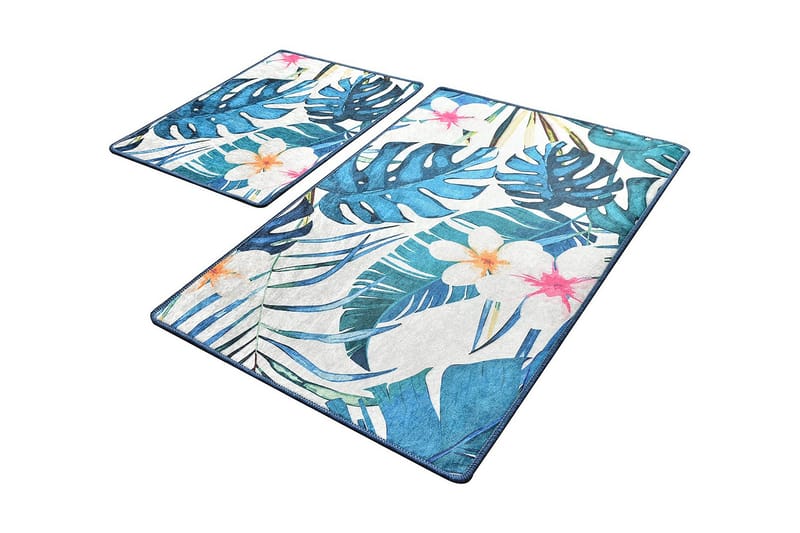 Badrumsmatta Baray 2-pack - Flerfärgad - Textil & mattor - Badrumstextil