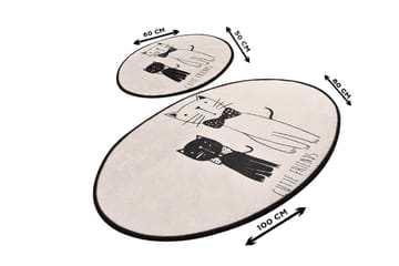 Badrumsmatta Baray 2-pack - Flerfärgad - Textil & mattor - Badrumstextil