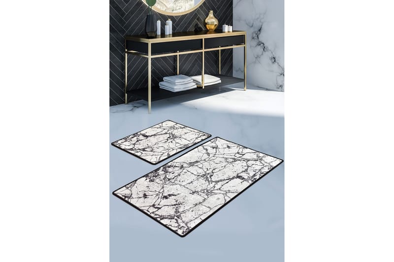 Badrumsmatta Baray 2-pack - Flerfärgad - Textil & mattor - Badrumstextil