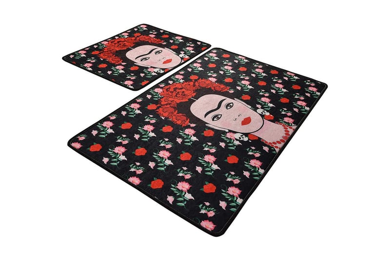 Badrumsmatta Baray 2-pack - Flerfärgad - Textil & mattor - Badrumstextil