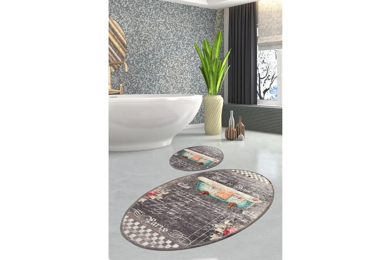 Badrumsmatta Baray 2-pack - Flerfärgad - Textil & mattor - Badrumstextil