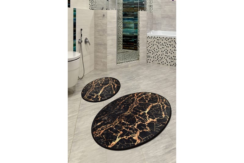 Badrumsmatta Baray 2-pack - Flerfärgad - Textil & mattor - Badrumstextil
